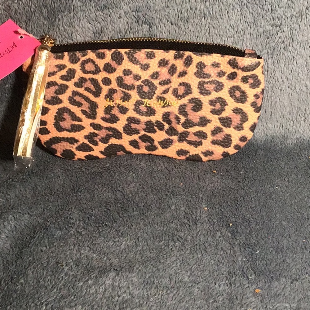 Betsey Johnson leopard bag